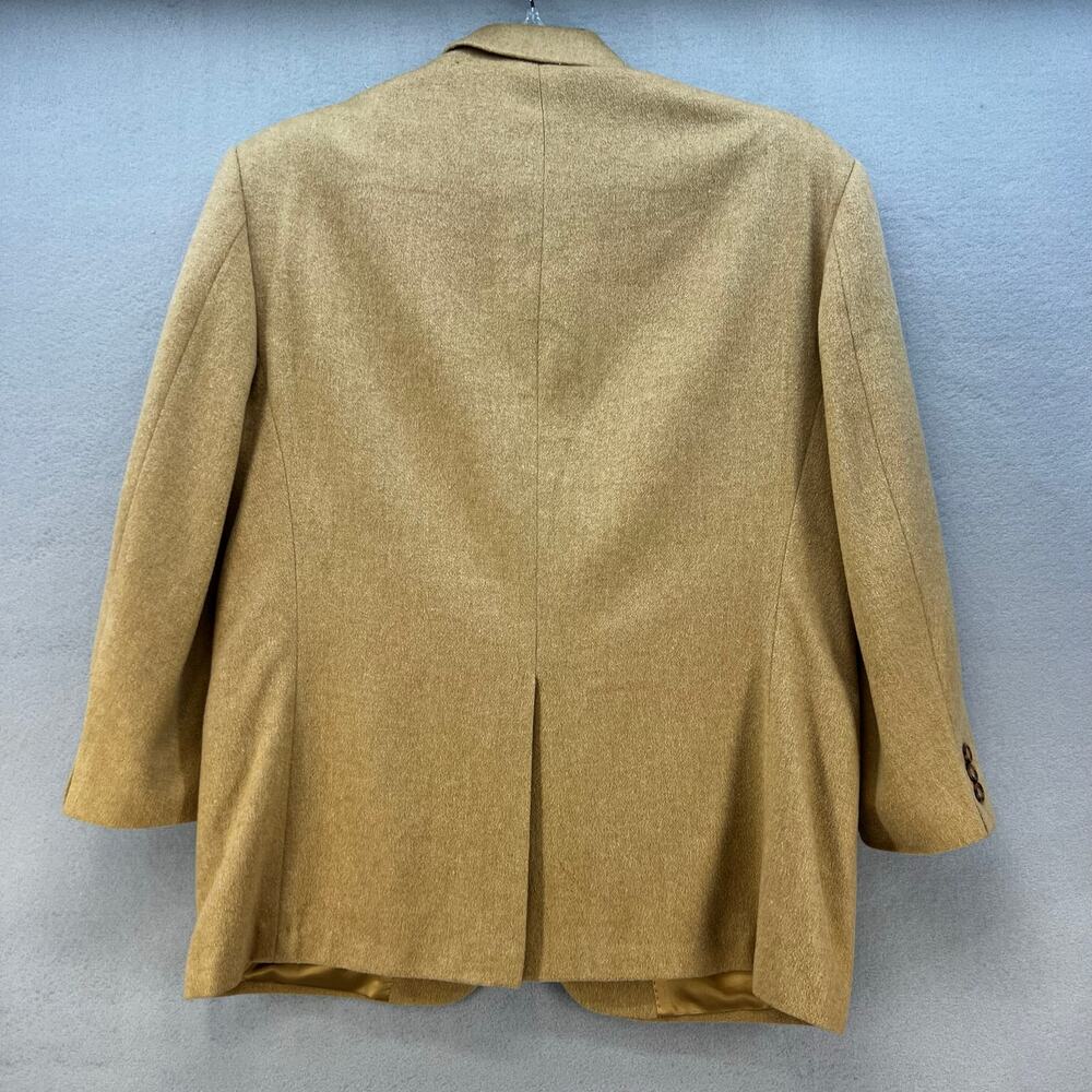 Bill Blass Blazer Men's Size M 40S Tan 100% Camel Hair Beige Lined Business Wear - Picture 2 of 13